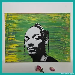 Buy Snoop Dogg OOAK Wall Art Handmade Painting Stencil  Canvas Gift Spray • 45£