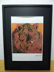 Buy Andy Warhol  3D Tiger  Lithograph 50x35cm Limited, Signed And  FRAMED  • 64.17£
