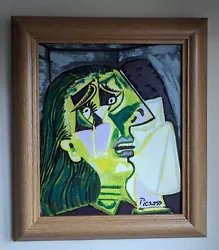 Buy Picasso Signed Decorative Interior Framed Picture On Canvas  • 50£