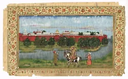 Buy Mughal Painting Of Company School Hand Miniature Art On Both Side 15x9 Inches • 46,966.07£