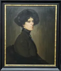 Buy Howard Somerville Scottish Edwardian Art Portrait Oil Painting - Miss Stuchbury • 5,800£