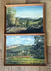 Buy George Scott Orcadian/Orkney Artist Oil Paintings Of Balmoral And Deeside Valley • 175£