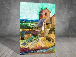 Buy Van Gogh The Old Mill LANDSCAPE CANVAS PAINTING ART PRINT 692 • 3.96£