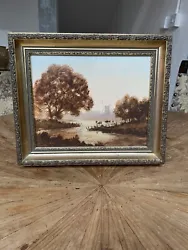 Buy Antique Natural Oil Painting By Arthur Lokie • 60£