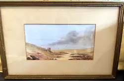Buy A Hulk Signed Watercolour Original Painting - Moorland, Grassland, Birds & Cloud • 140.42£