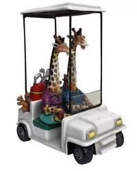 Buy Carlos And Albert  Giraffe Golf Cart  (SN) Mixed Media Sculpture • 1,464.74£
