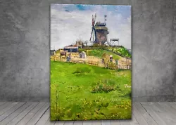 Buy Van Gogh Le Moulin De La Galette CANVAS PAINTING ART PRINT 677 • 3.96£