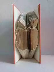 Buy Unique Gift For Teacher, Folded Book Heart, Apple For Teacher, Teacher Book Gift • 35.55£