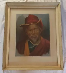 Buy J. A. Hulbert Original Pastel Portrait C1940/50 (India) Collectable Artwork  • 215£