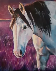 Buy Wild Horse Painting Original • 307.12£