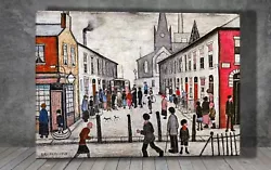 Buy L. S. Lowry The Fever Van CANVAS PAINTING ART PRINT POSTER 1870X • 6.99£