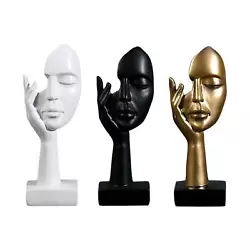 Buy Women Face Art Statue Abstract Figure Handicraft For Studio • 14.20£