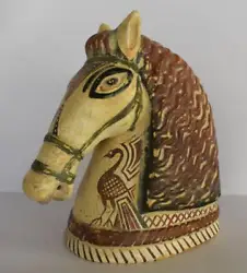 Buy Horse Head - About 500 BC - Symbol Of Wealth And Prosperity - Ceramic Artifact • 90.87£