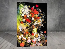 Buy Van Gogh Still Life With Poppies, Cornflowers Flower CANVAS PAINTING ART 654 • 3.96£