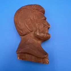 Buy Hand Carved 1935 Abraham Lincoln Wood Head Signed • 21.74£