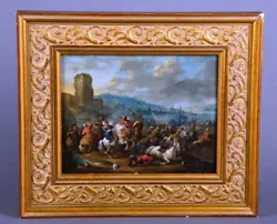 Buy A. Frans Rubens 1687-1719 Attr. 2 X Horse Battle Cavalry Skirmish Turkish Wars • 17,129.58£
