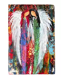 Buy Sweet Sisters In Prayer Angels Painting Art By Rain Crow • 29.28£
