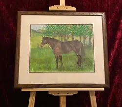 Buy Original Watercolour Painting The Brown Horse Art Signed • 29.99£