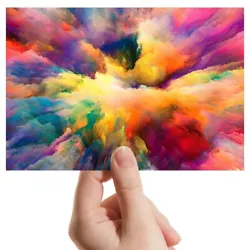 Buy Photograph 6x4  - Watercolour Cloud Explosion Paint Art 15x10cm #14638 • 3.99£
