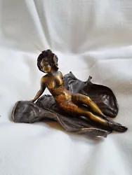 Buy Attributed To Franz Bergman. Reclining Lady Erotic Vienna Bronze. Superb  • 285£