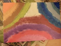 Buy Acrylic On Canvas.  Rainbows • 10£