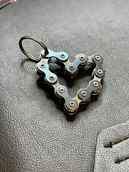 Buy Heart Keychain: Metal Art, Bicycle Chain, Recycled Parts, Small Family Business • 18.90£