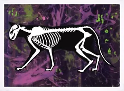Buy HIJACK Mr.Brainwash Son Art Skeleton Cat Original Unique 1/1 Hand Signed • 2,189.23£