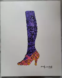 Buy Andy Warhol Oil On Canvas Painting Signed Leg • 395.30£