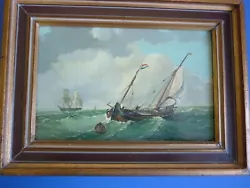 Buy Abraham Hulk Jnr, Original Oil On Mahogany Panel, Seascape • 275£