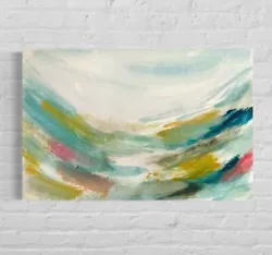 Buy Bright Colourful Landscape Abstract Wall Art Painting Canvas Large Hand Painted • 22£