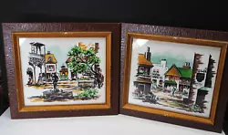 Buy Vintage Set Of (2)  Renauld  Watercolor Paris Scene Paintings (a) • 66.15£