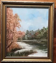 Buy Unsigned Framed Mid-later C20th Oil On Board Wake Valley Pond Epping Forest • 20£