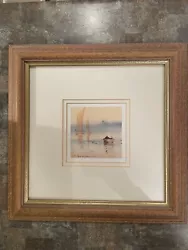 Buy Framed Print By Spencer. Boats Seascape Painting. • 3.50£