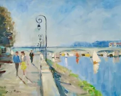 Buy 11X14 Original Painting Listed Artist Nino Pippa In Van Gogh Footsteps Arles  • 708.75£