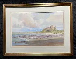 Buy Original Watercolour Painting-Bamburgh Castle, Northumberland-Signed-1998 • 55£