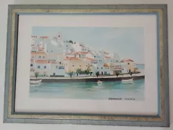 Buy Vintage Framed Picture Ferragudo Algarve • 1.99£