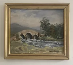 Buy Original Impressionist Oil On Board Painting In Gold Gilt Style Frame • 0.99£