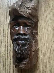 Buy Gladmore Reza Signed Wooden Sculpture Man Face Zimbawe African Art 150cm • 40£