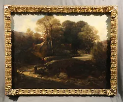 Buy 19th Century English William Turner School Landscape With Gold Elaborated Frame  • 7,915.78£