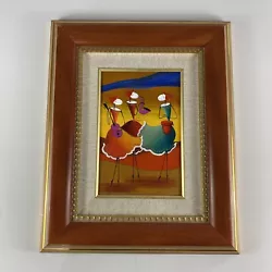 Buy Esther Myatlov Framed Hand Signed Original Painting On Wood Panel Sax Music Art • 471.55£