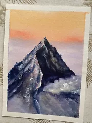 Buy Misty Mountain | Original Hand Painted | Watercolour Painting | Landscape | A5 • 45£