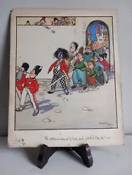 Buy Original Antique Book Art Work Painting Illustration Ernest Aris Toy Town Tiger • 75£