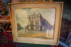 Buy Antique - Original Oil Painting By Hal Woolf - Rare Unusual Chess Back Board?? • 0.99£
