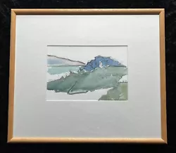 Buy ANDREW ARCHIBALD-Original Contemporary Pen & Watercolour Wash-Landscape Art • 30£