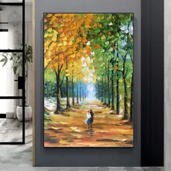 Buy Mintura Handmade Abstract Knife Oil Paintings On Canvas Wall Art Home Decoration • 26.23£