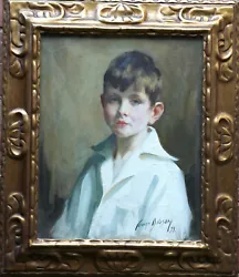 Buy David Cowan Dobson Scottish Art Deco 1923 Portrait Oil Painting Young Boy • 7,000£