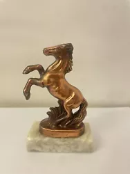 Buy Resin Sculpture Horse On A Marble Stand • 7£