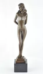 Buy Statue Dancer Sexy Art Deco Style Art Nouveau Style Bronze Signed Sculpture • 147.10£