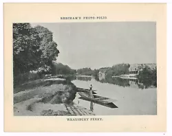 Buy Wraysbury Ferry River Thames Berkshire Antique Print Picture 1900 BPF#1699 • 2.99£