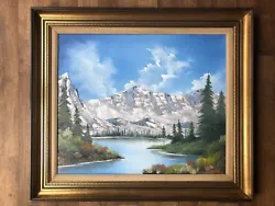 Buy Original Oil Painting On Canvas (Bob Ross Style) Frame Not Included. • 45£